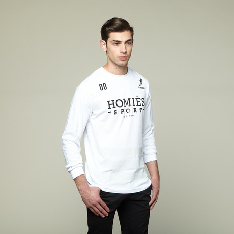 Homies Sport Tee // White (S)