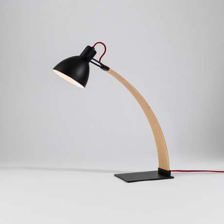 Laito Wood // Table Lamp (Matte Black)