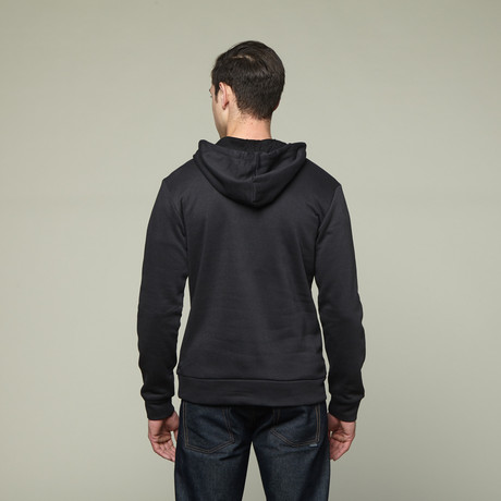 Zunked Hooded Sweatshirt // Black (S)