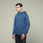 Zunked Hooded Sweatshirt // Blue (L)