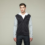 Zoshed Two Toned Sweatshirt // Black (XL)
