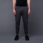 Marled French Terry Jogger Pant // Charcoal (XL)