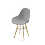 Zig Zag Dimple Chair (White)