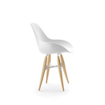 Zig Zag Dimple Chair (White)