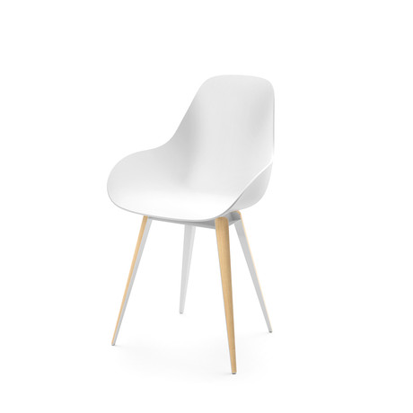 Slice Dimple Chair (White)