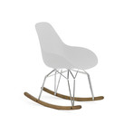 Diamond Dimple Rock Chair (White)