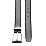 Versace Leather Resizeable Belt X // Black