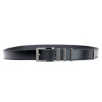 Versace Leather Resizeable Belt IX // Black