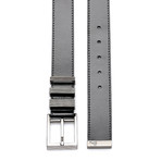 Versace Leather Resizeable Belt IX // Black