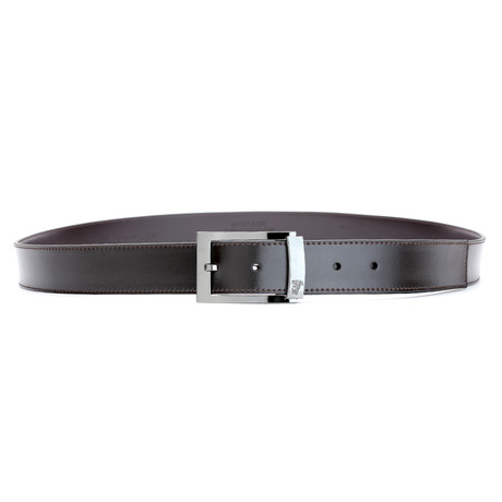 Versace Leather Resizeable Belt II // Brown