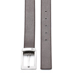 Versace Leather Resizeable Belt V // Brown