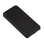 Perforated Nappa Lamb On Black // iPhone 5/5S