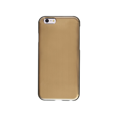 Brushed Metallic Gold // iPhone 6