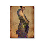 Peacock Dress (18"W x 24"H x 2"D)