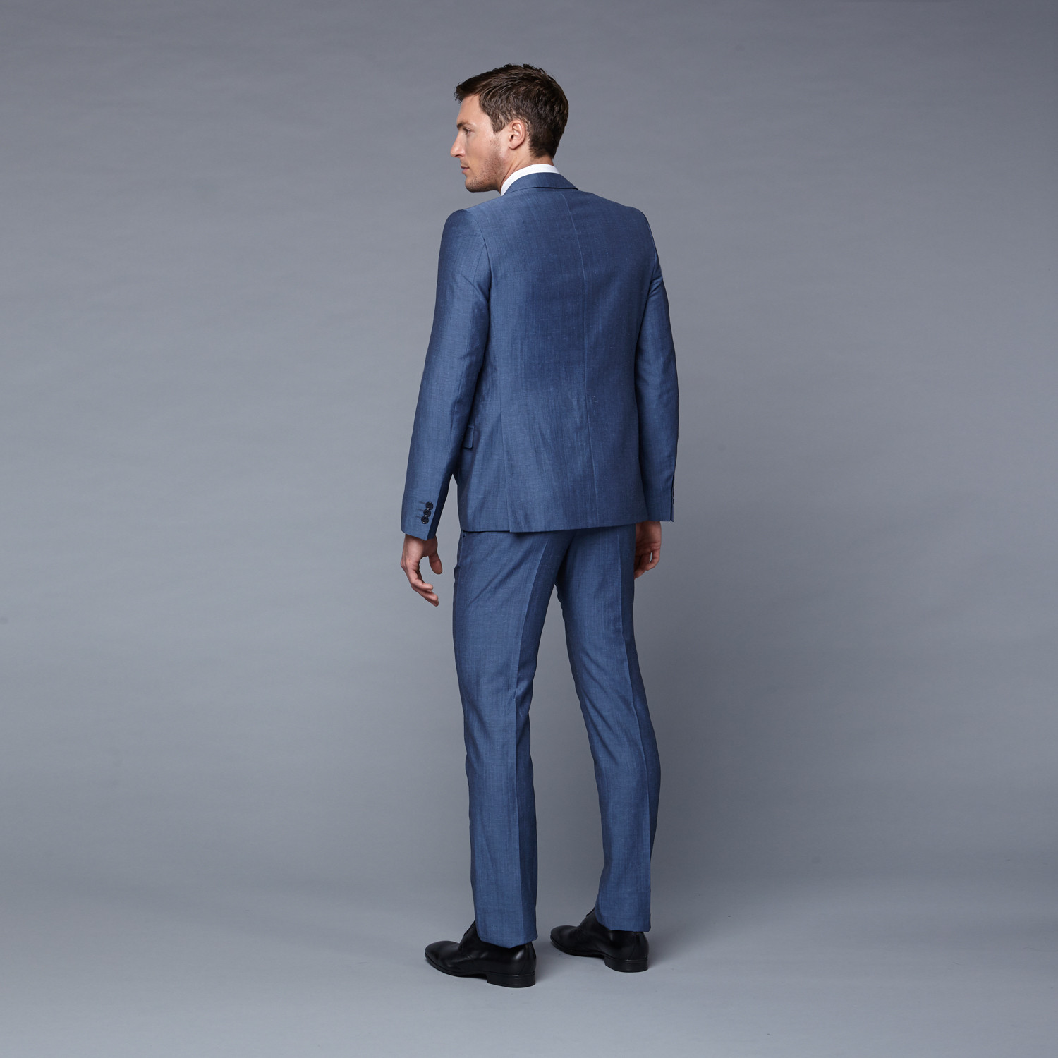 Versace Collection // Wool Two-Piece Suit // Blue Pinstriped (Euro: 48 ...