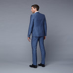 Versace Collection // Wool Two-Piece Suit // Blue Pinstriped (Euro: 48)