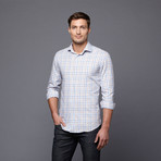 Jack Button-Up Shirt // Orange + Blue (XL-REG)