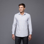 Jack Button-Up Shirt // Orange + Blue (XL-REG)