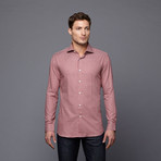 Murphy Button-Up Shirt // Red + Grey (M-REG)