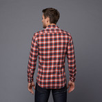 Patyk Button-Up Shirt // Red + Blue (XL-SLIM)