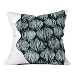 Gabi Waves Throw Pillow (18" x 18")