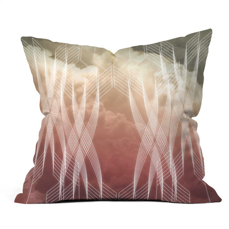 Gabi Armaturam Dei Throw Pillow (18" x 18")