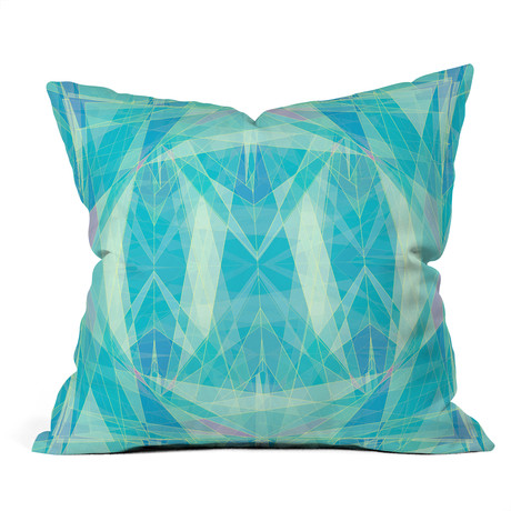 Gabi Fire And Ice Throw Pillow (18" x 18")