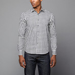 Slate & Stone // Maxwell Gingham Button Down // Black (S)
