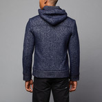 Slate & Stone // Donovan Wool Hooded Jacket // Blue (S)