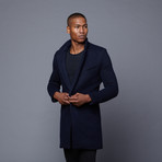 Aaron Car Coat // Navy (S)