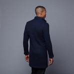 Aaron Car Coat // Navy (S)