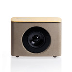 P.A.C.O. Bluetooth Speaker with Gestural Interface // Light Concrete and Fir Wood