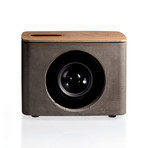 P.A.C.O. Bluetooth Speaker with Gestural Interface // Dark Concrete and Rosewood