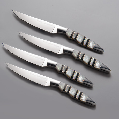 Steak Knife Set // Pearl + Resin