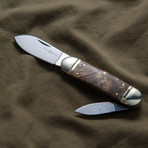 Flathead Pocket Knife (Burl)