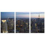 Manhattan at Dusk Triptych