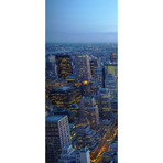 NYC Skyline at Dusk Triptych