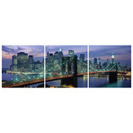 Brooklyn Bridge and Skyline Triptych