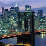 Brooklyn Bridge and Skyline Triptych