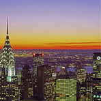 Midtown Manhattan at Sunset, NYC Triptych