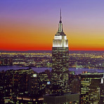 Midtown Manhattan at Sunset, NYC Triptych