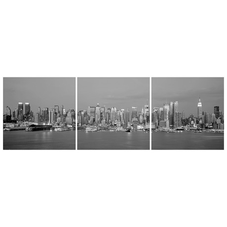 Manhattan Skyline, NYC Triptych