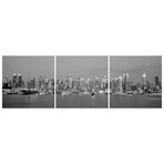 Manhattan Skyline, NYC Triptych