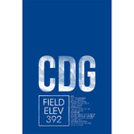 CDG // Paris (Print - 12" x 18")