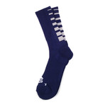 Half Calf Socks // Gradient (Black)