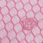 Italian Silk Tie // Honeycomb Pink