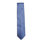 Italian Silk Tie // Blue Zig Zag