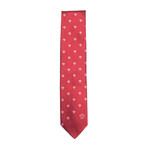 Italian Silk Tie // Scarlet Medusa