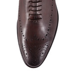 Punched Toe Oxford // Chocolate (UK: 10)