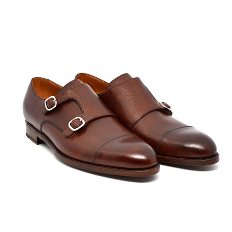 Francis II French Pebble Grain Calfskin // Cognac (UK: 7)